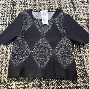 Wolford laser cut crop top